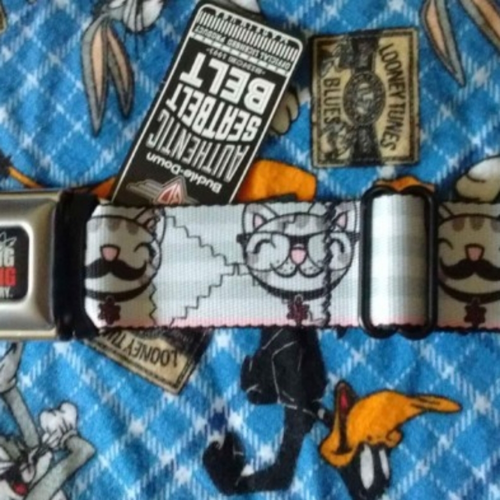 Buckle down soft kitty seatbelt belt